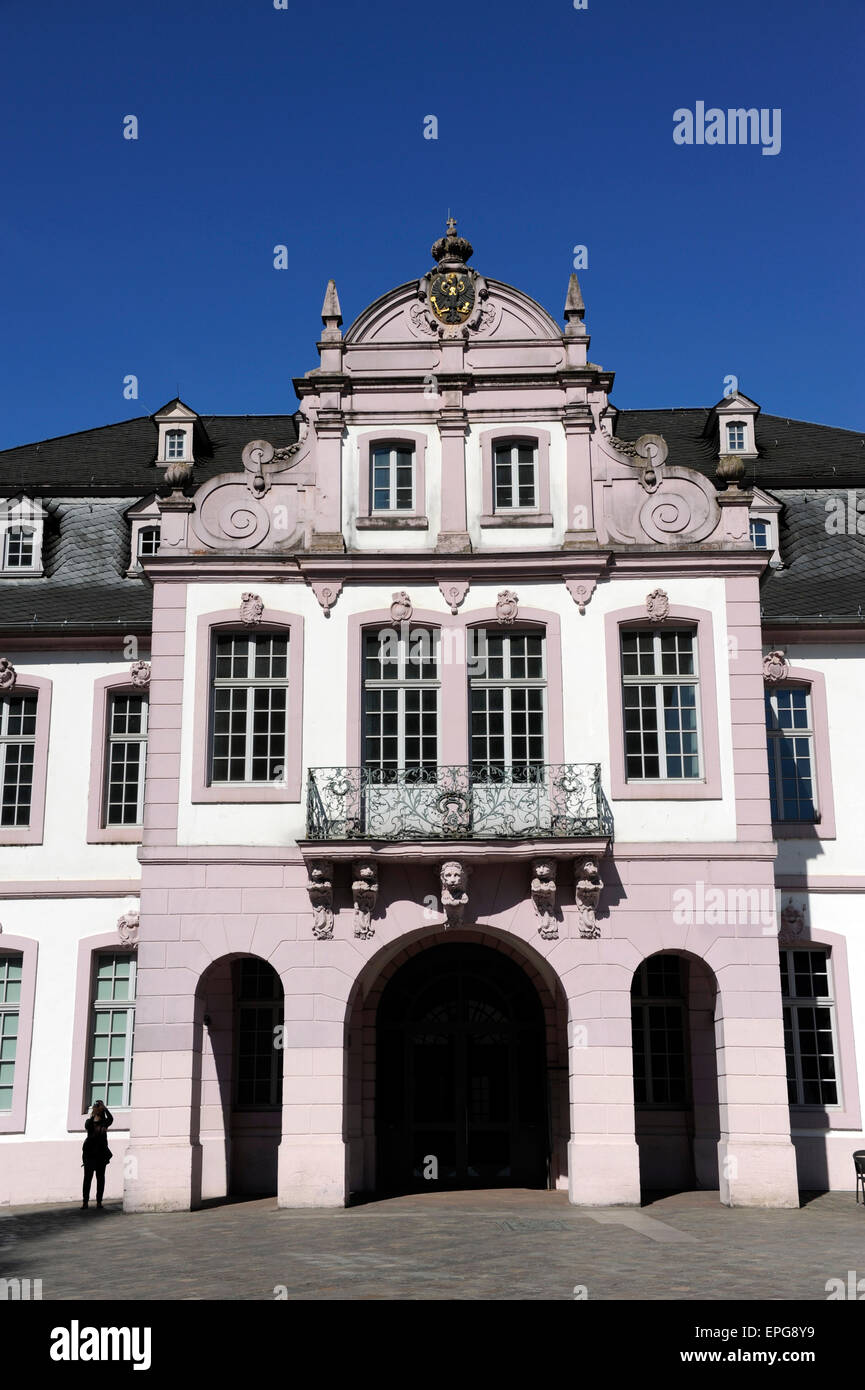 Trier,Treves,Walderdorff palace,Vorplatz,old town,pedestrian zone,Rhineland-Palatinate,Germany Stock Photo