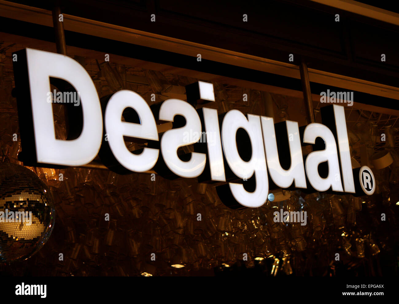 Markennamen: 'Desigual', Berlin. Stock Photo