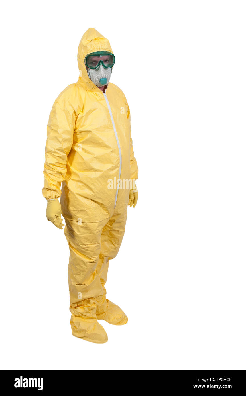 Hazmat Suit Stock Photo