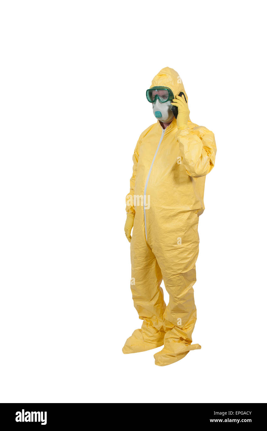 Hazmat Suit Stock Photo