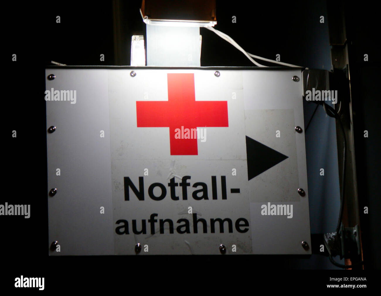 'Rotes Kreuz Notfallaufnahme', Berlin. Stock Photo