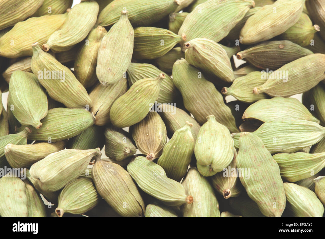 Green cardamom pods Stock Photo Alamy