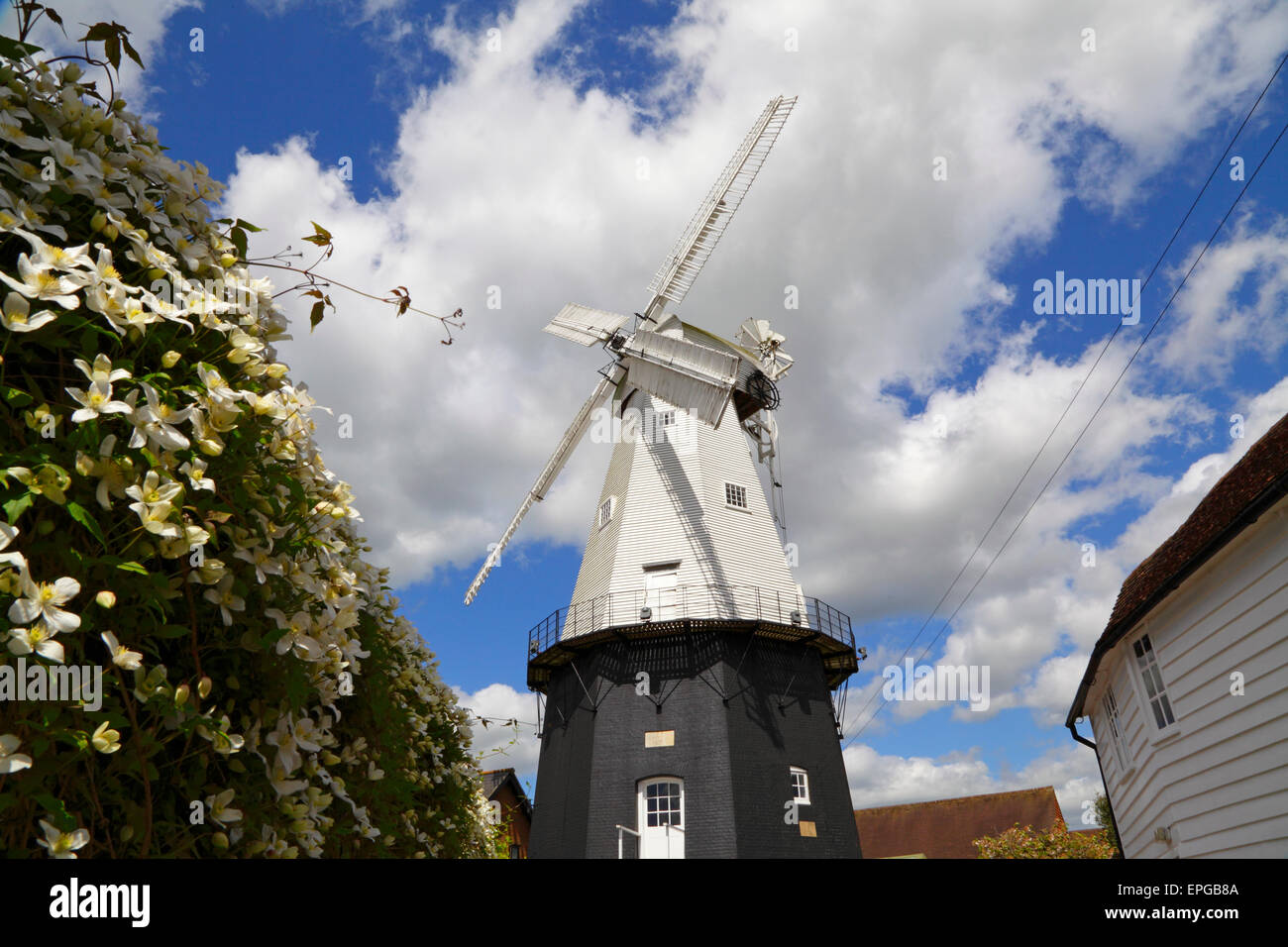 Union Smock Mill, Windmill, Cranbrook, Kent, England, Britain, UK Stock Photo