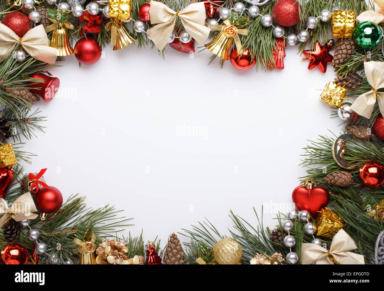 Christmas frame Stock Photo