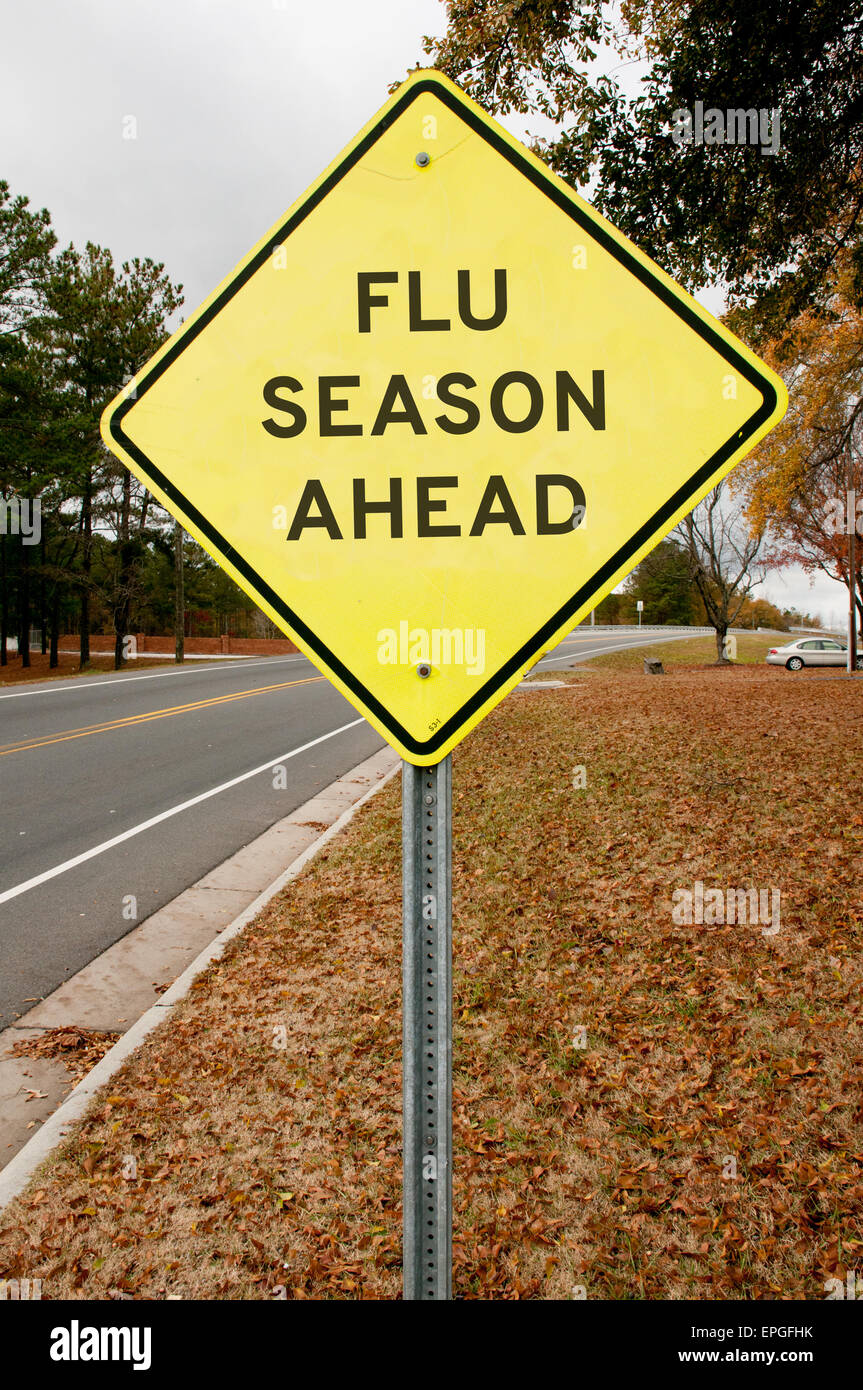 Flue Season Ahead Stock Photo