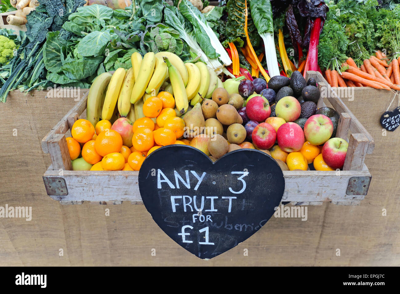 Fruits and veggies Stock Photo