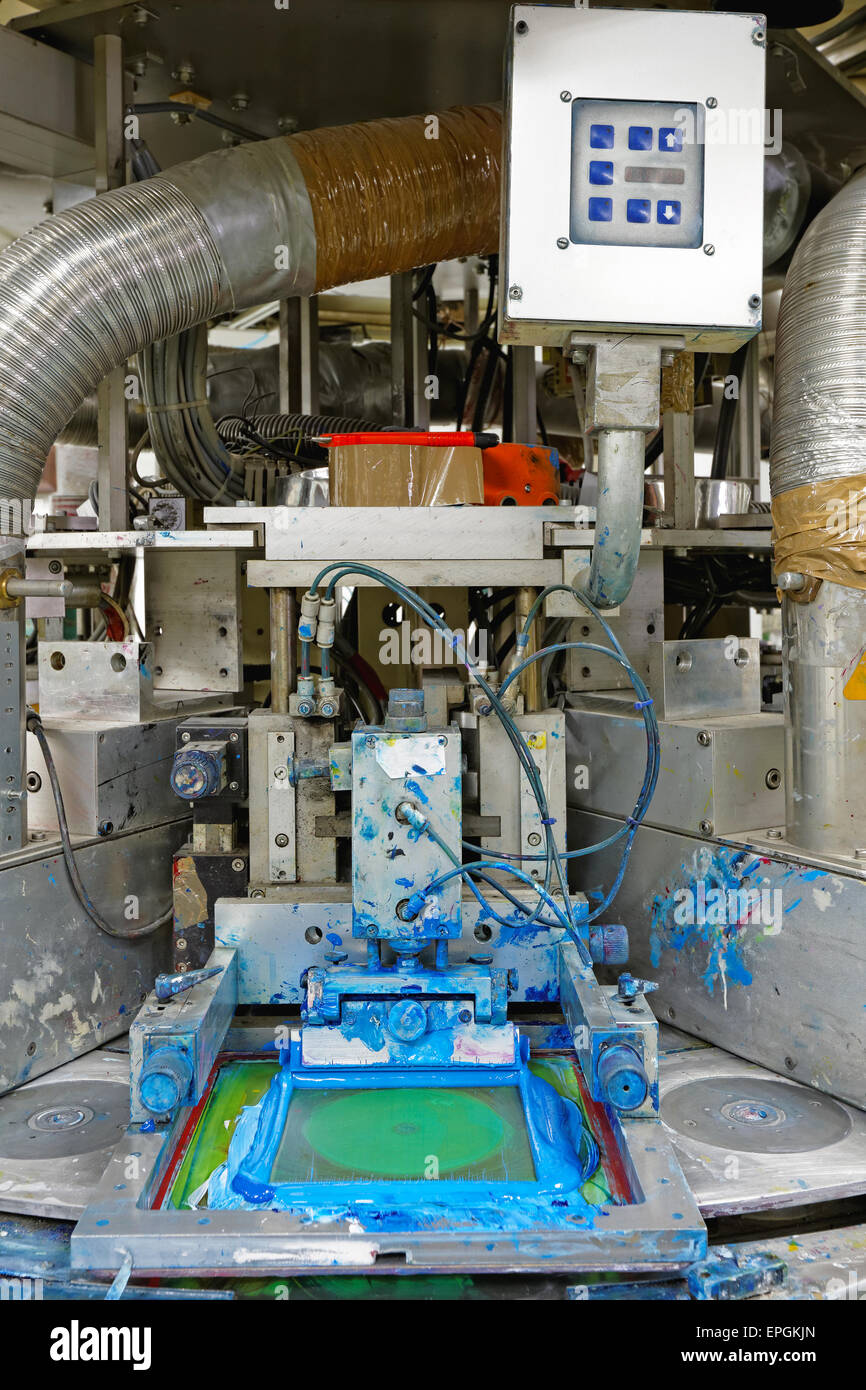 Compact Disc Printing Stock Photo Alamy