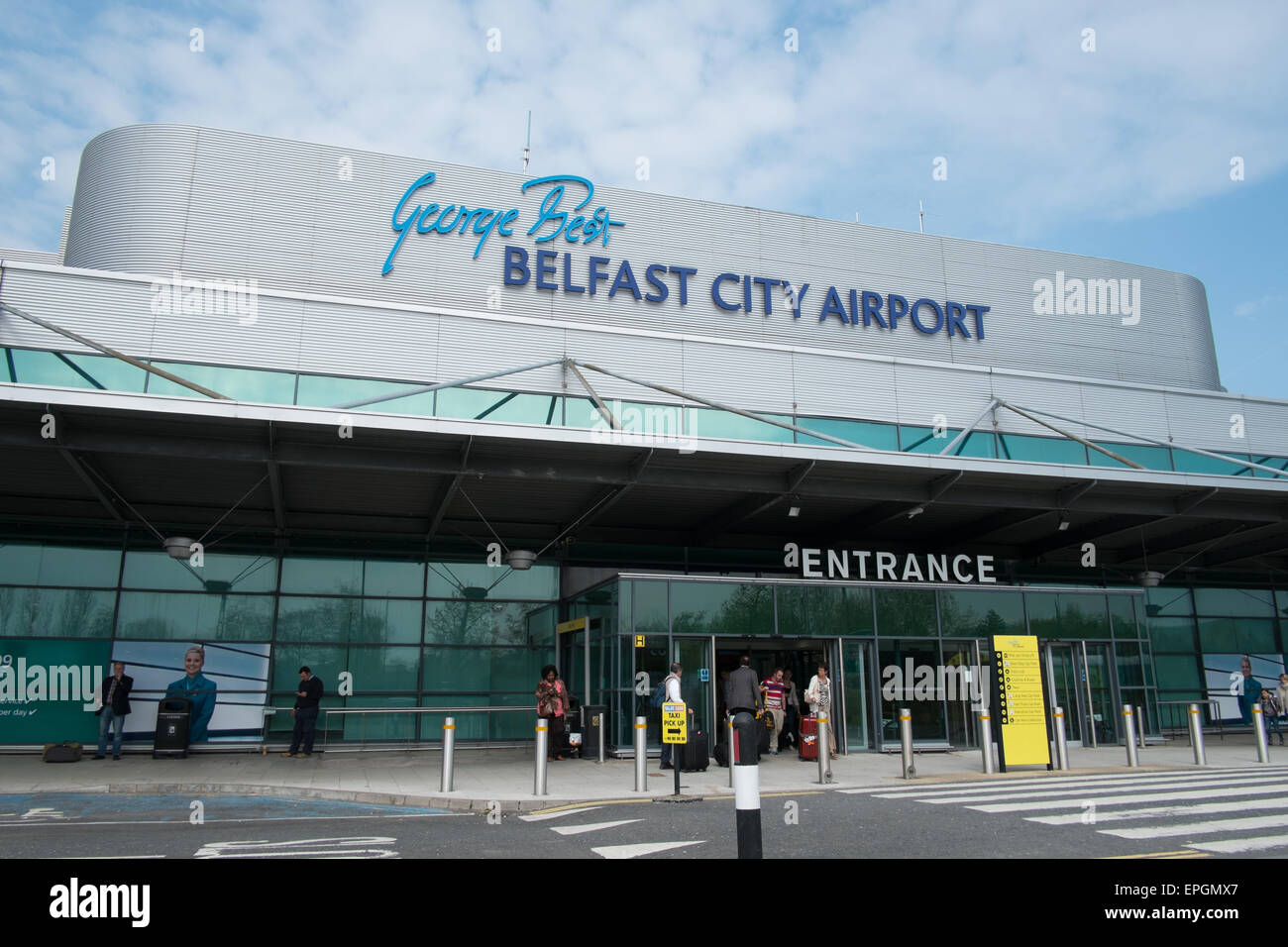 George Best Belfast City Airport entrance Belfast Northern Ireland UK
