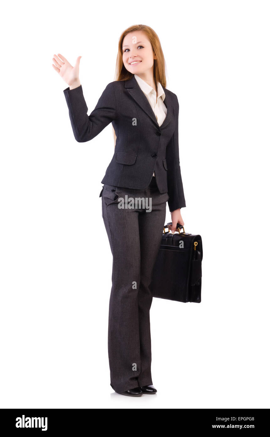 Woman businesswoman in business concept Stock Photo - Alamy