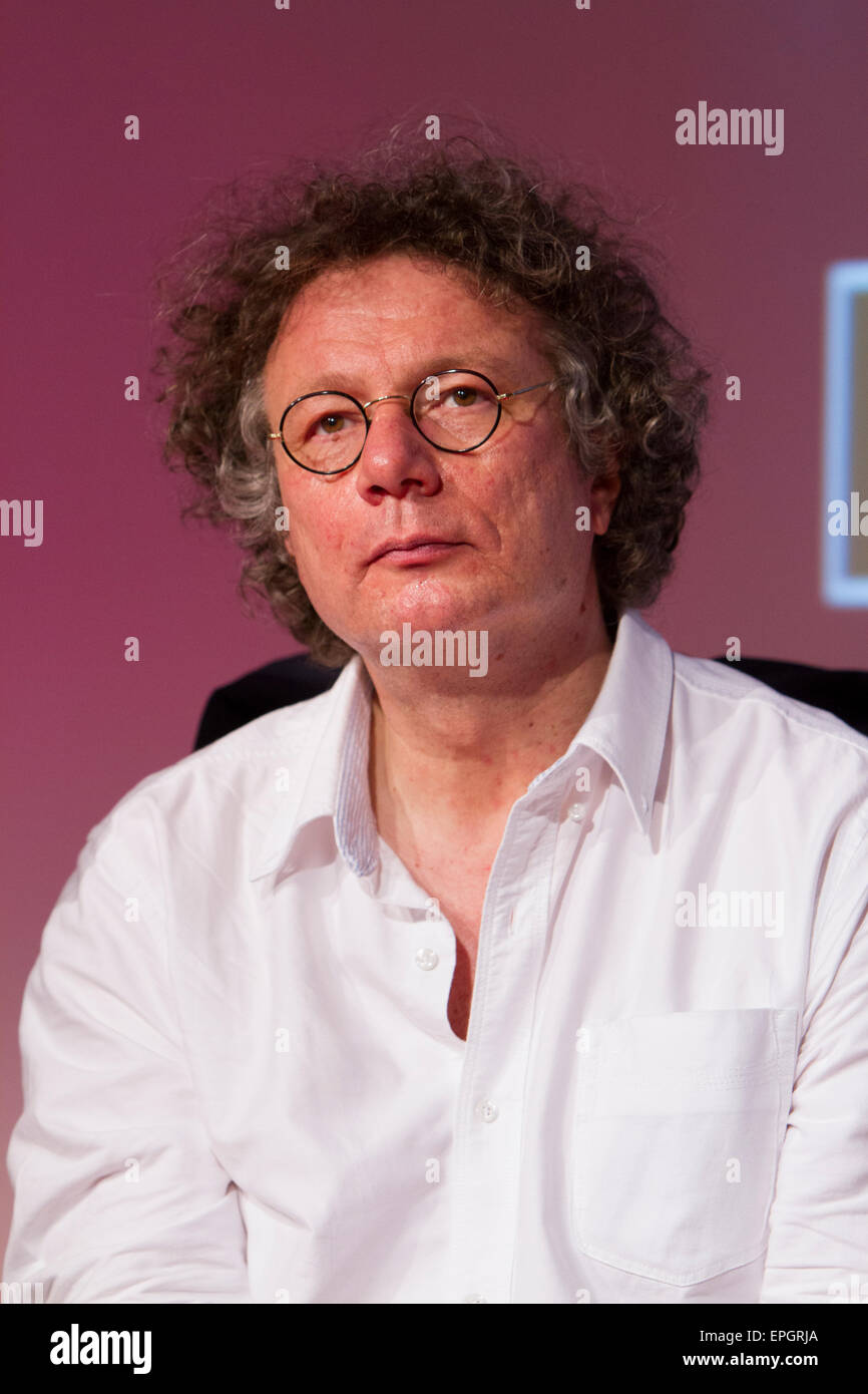 Torino, Italy, 18th May 2015. German writer Ingo Schulze speaks about German history at Turin International Book Fair. Stock Photo