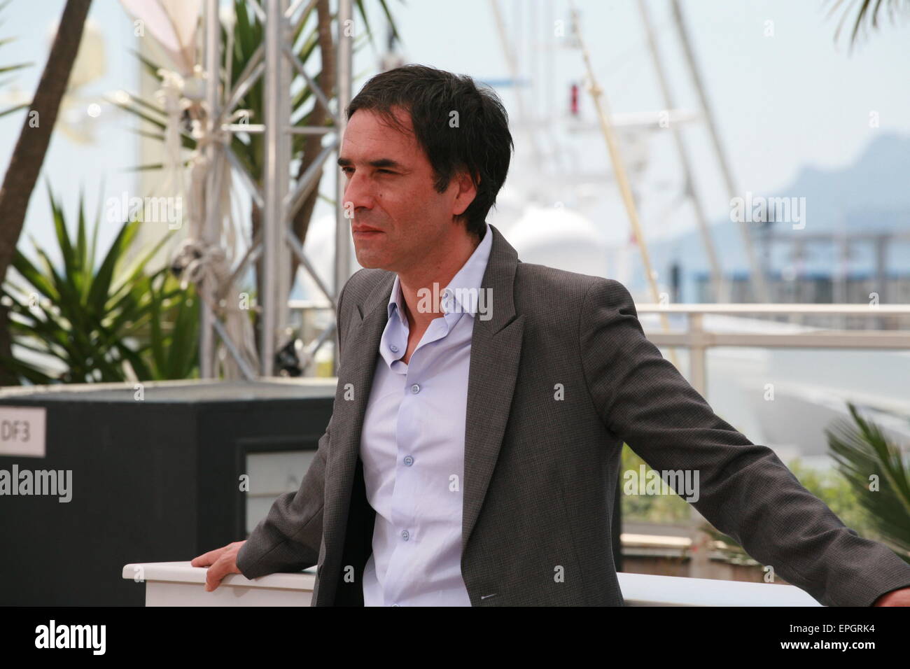 Cannes, France. 17th May, 2015. Director Samuel Benchetrit at the Asphalte - Macadam Stories film photo call at the 68th Cannes Film Festival Sunday May 17th 2015, Cannes, France. Credit:  Doreen Kennedy/17�Թ����� Live News Stock Photo