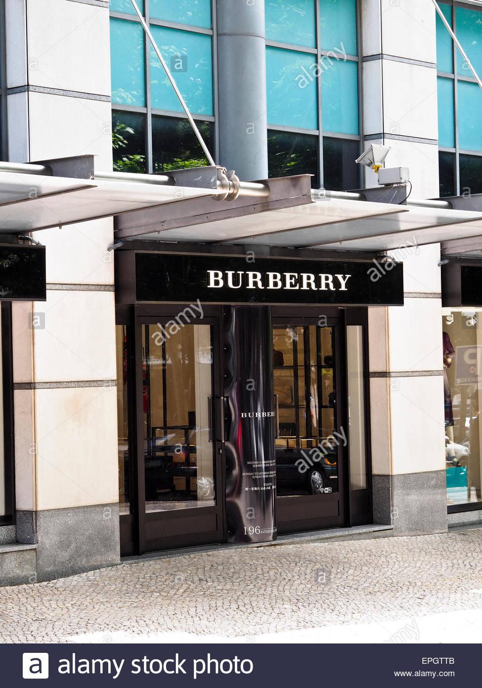 Burberry shop front on Avenida Liberdade shopping, Lisbon, Portugal Stock  Photo - Alamy