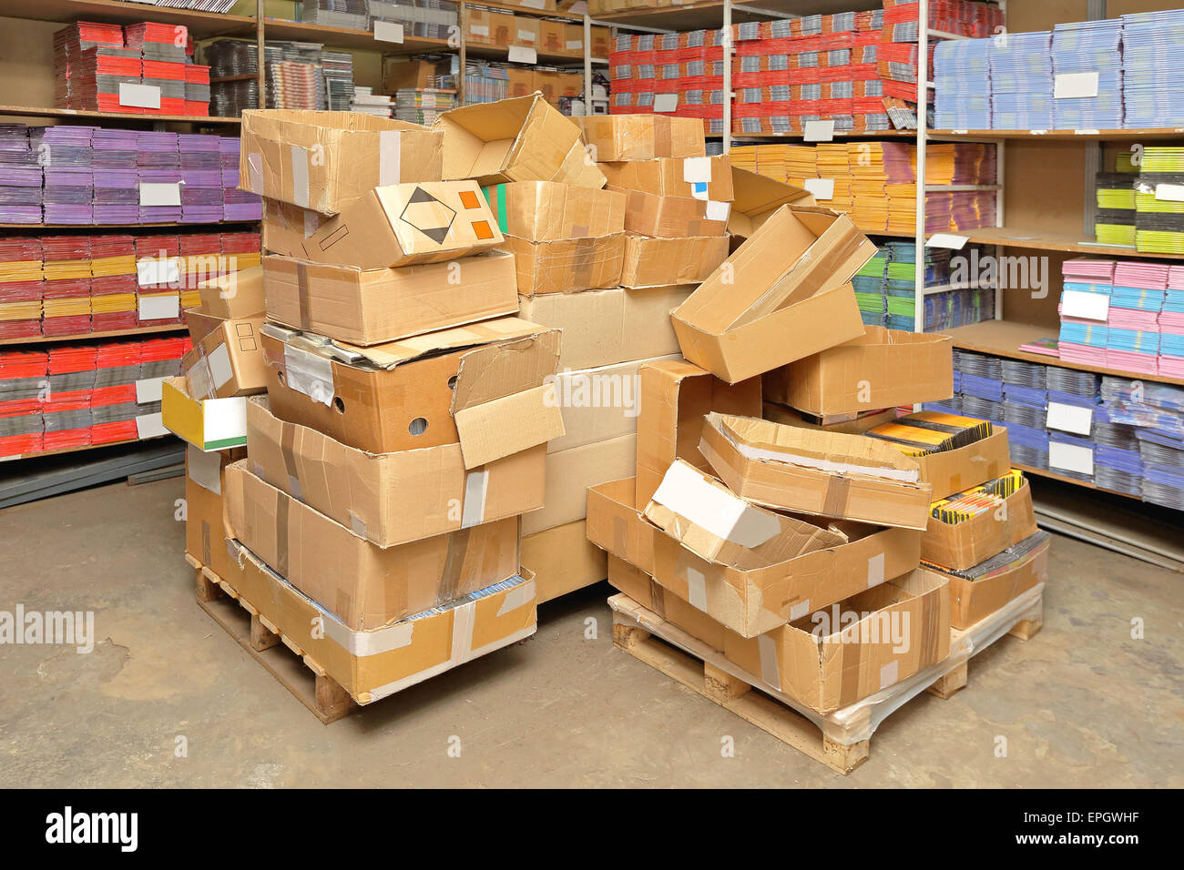 Storage room boxes hires stock photography and images Alamy
