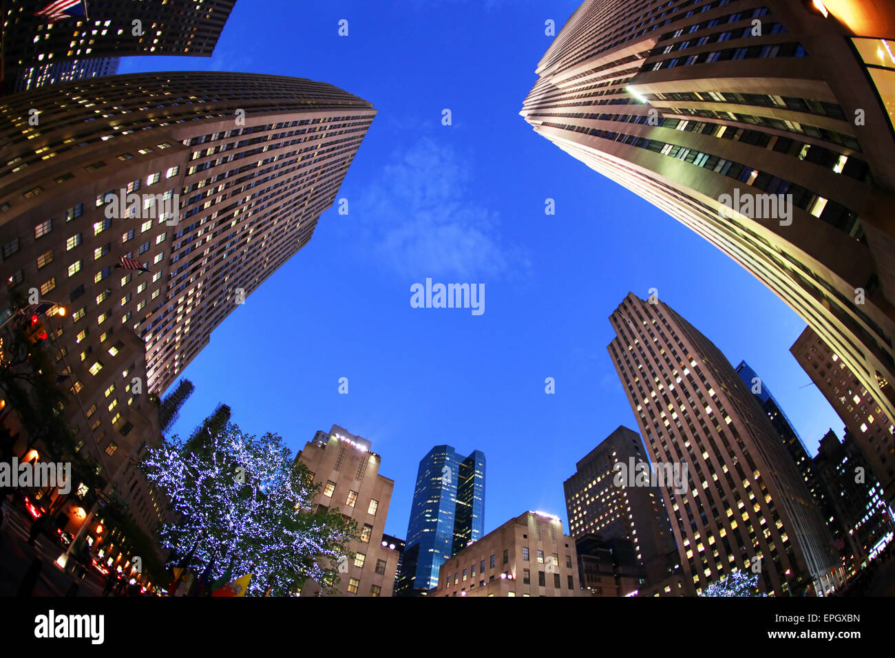 New York. Rockefeller Center Stock Photo Alamy