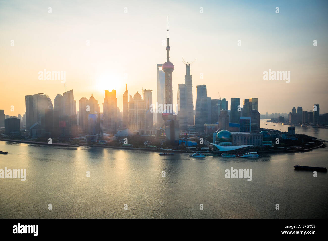 Traffic shanghai china blue hi-res stock photography and images - Alamy