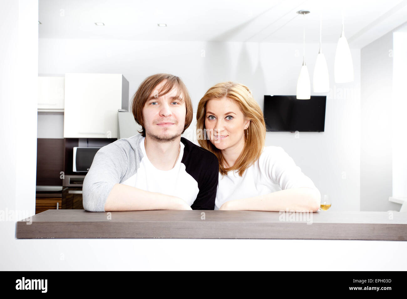 Happy old couple home hi-res stock photography and images - Alamy