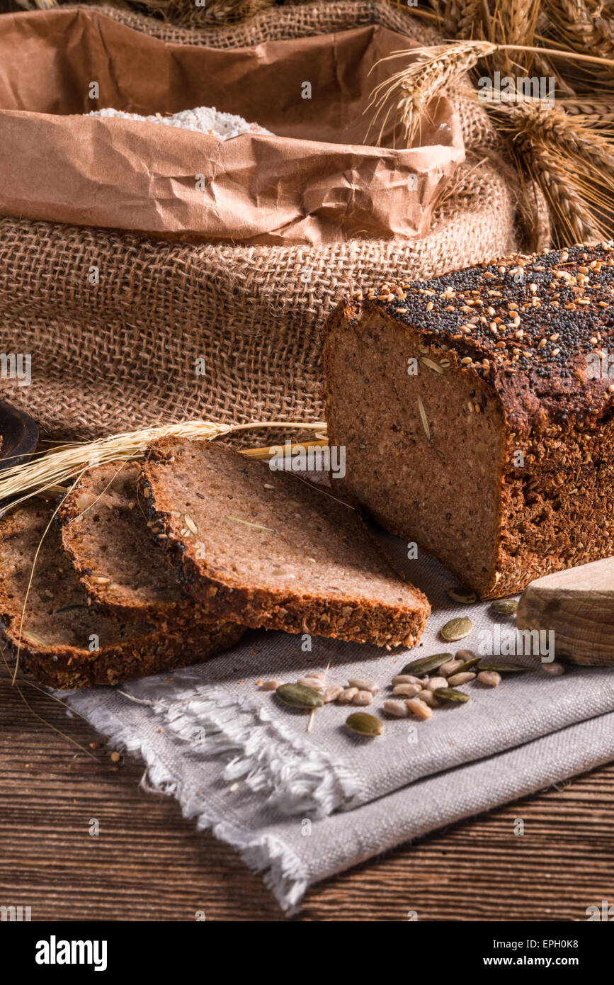 homemade whole wheat bread Stock Photo - Alamy