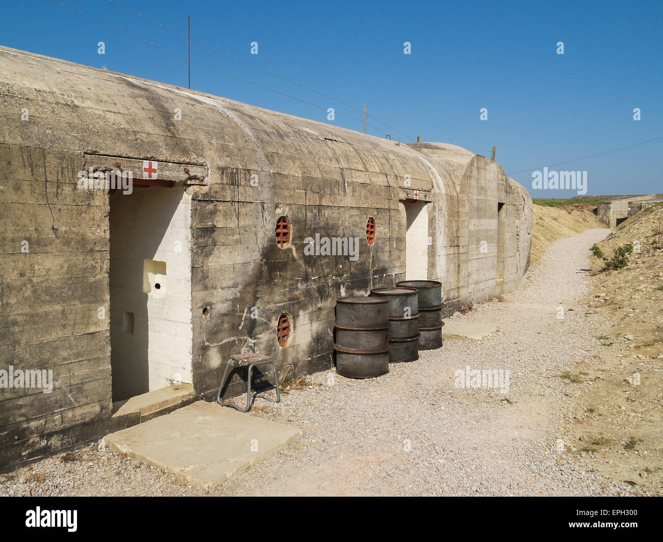 German ww2 concrete blockhouse gun hires stock photography and images