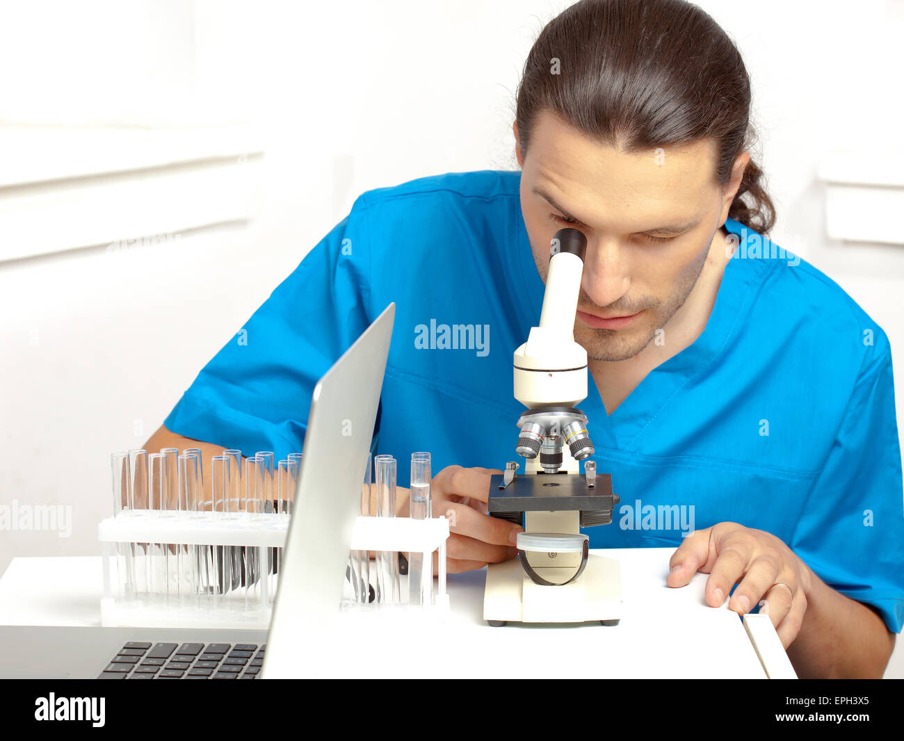 Researcher male hi-res stock photography and images - Alamy