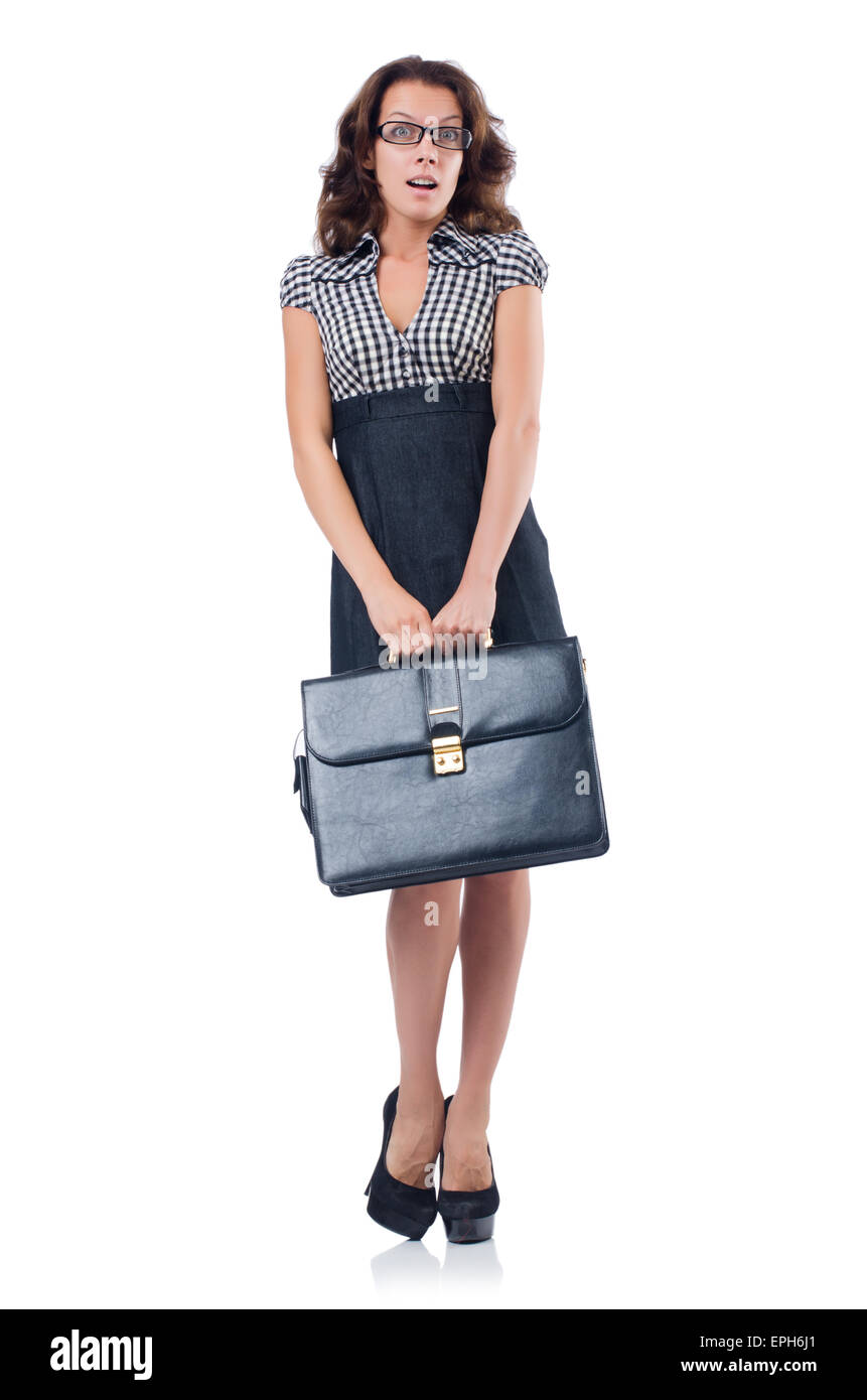 Woman businesswoman in business concept Stock Photo - Alamy