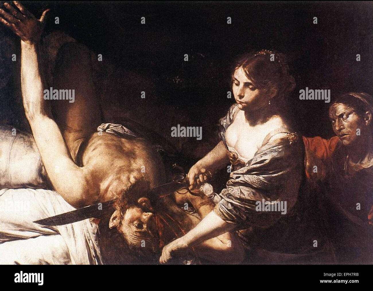 Valentin de Boulogne  Judith and Holofernes Stock Photo