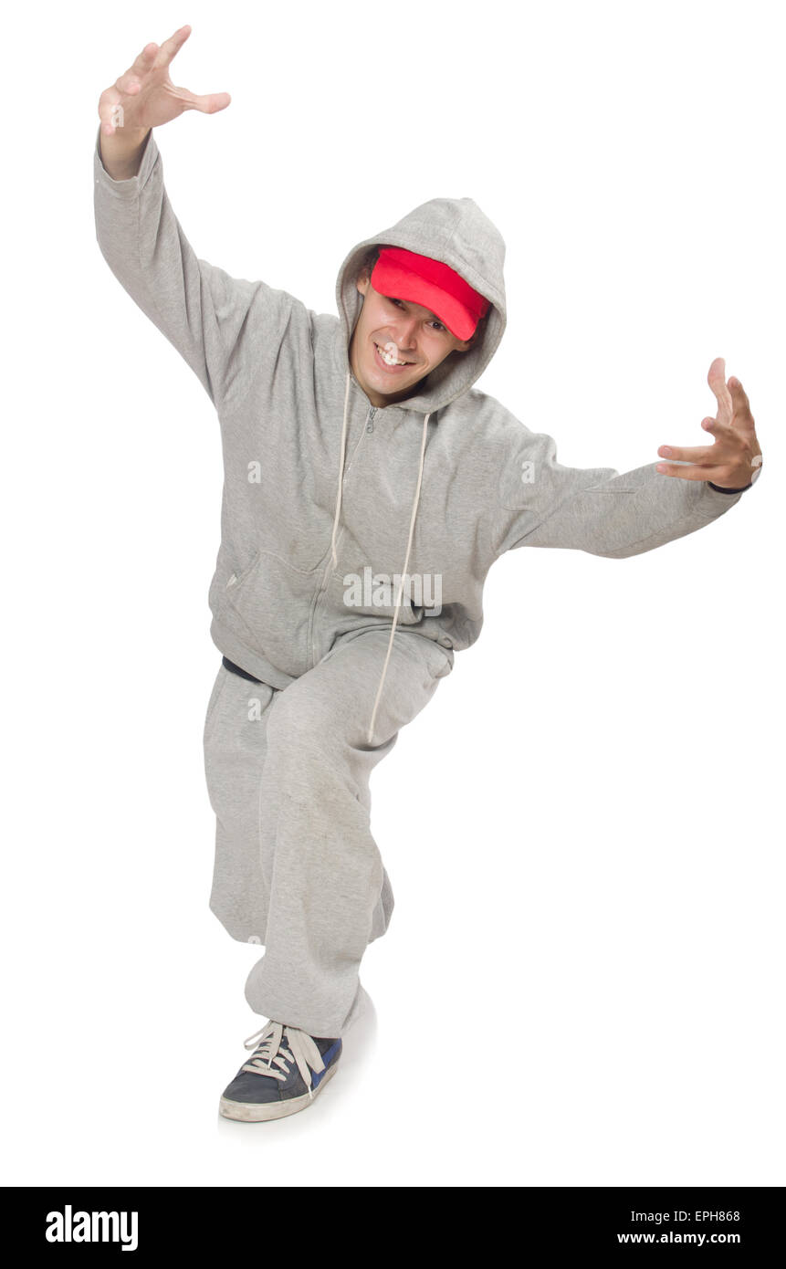 Young man isolated on the white background Stock Photo - Alamy