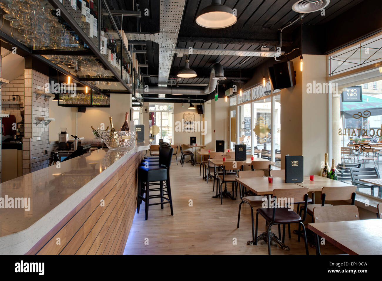Vino Vino winebar, Bath, UK Stock Photo Alamy