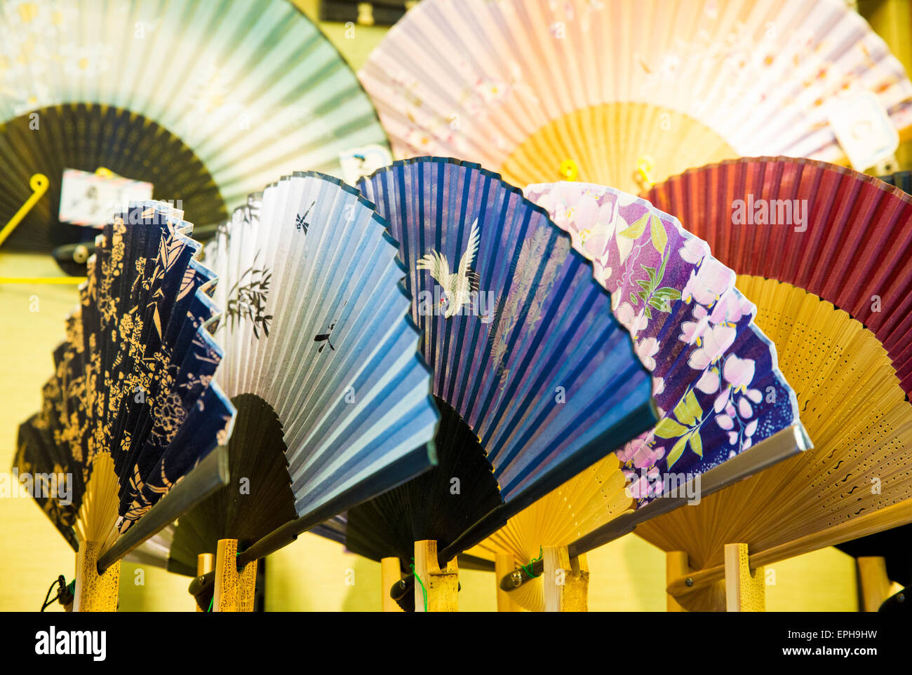 traditional Japanese fan Stock Photo
