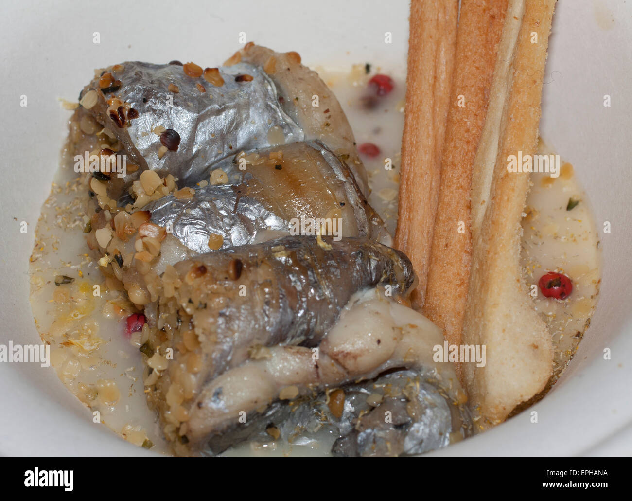 Fish Fillet In Sauce Filetto Di Pesce Spatola O Lama Con Salsa Stock Photo Alamy