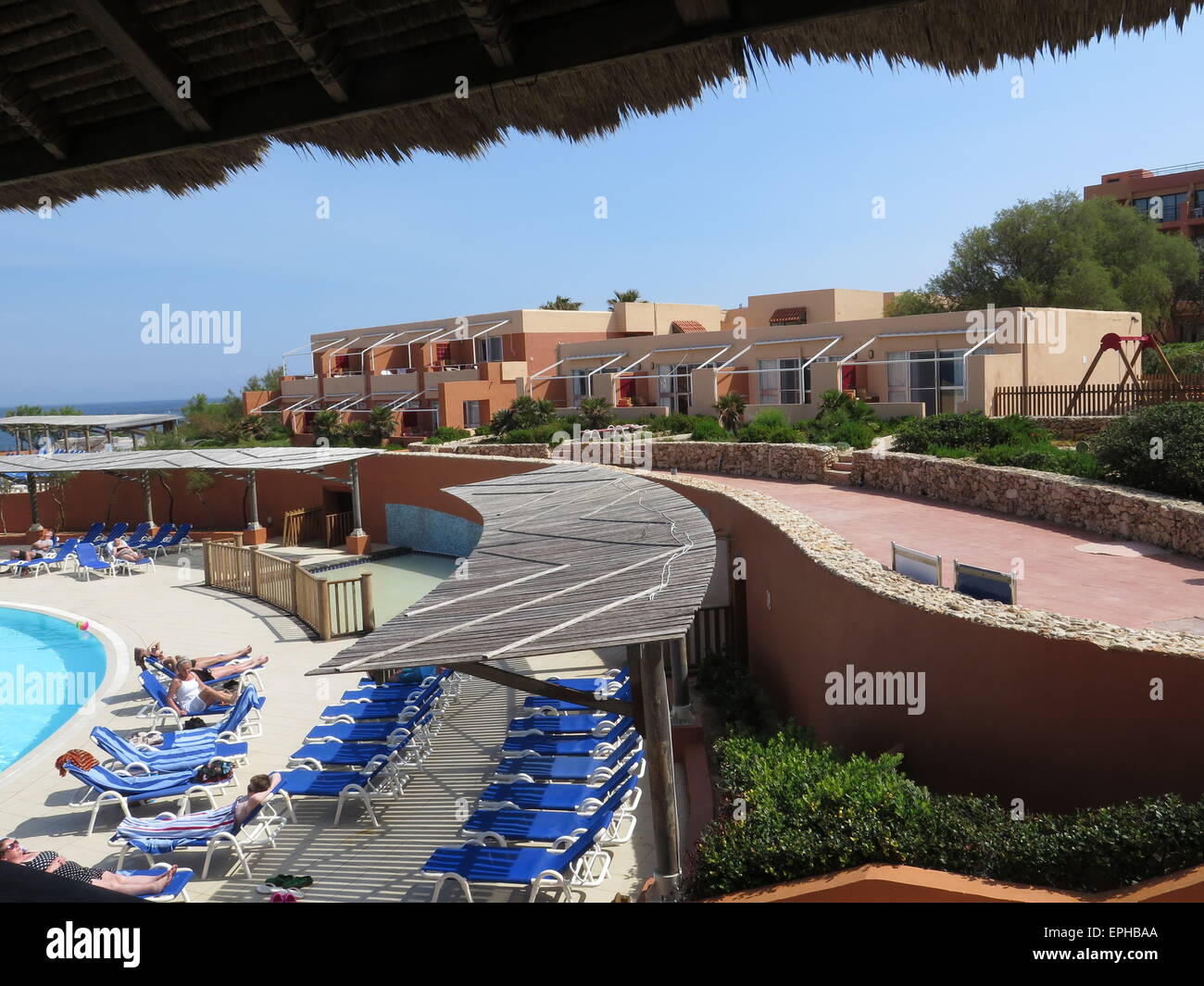 Ramla Bay Hotel & Resort, Malta Stock Photo