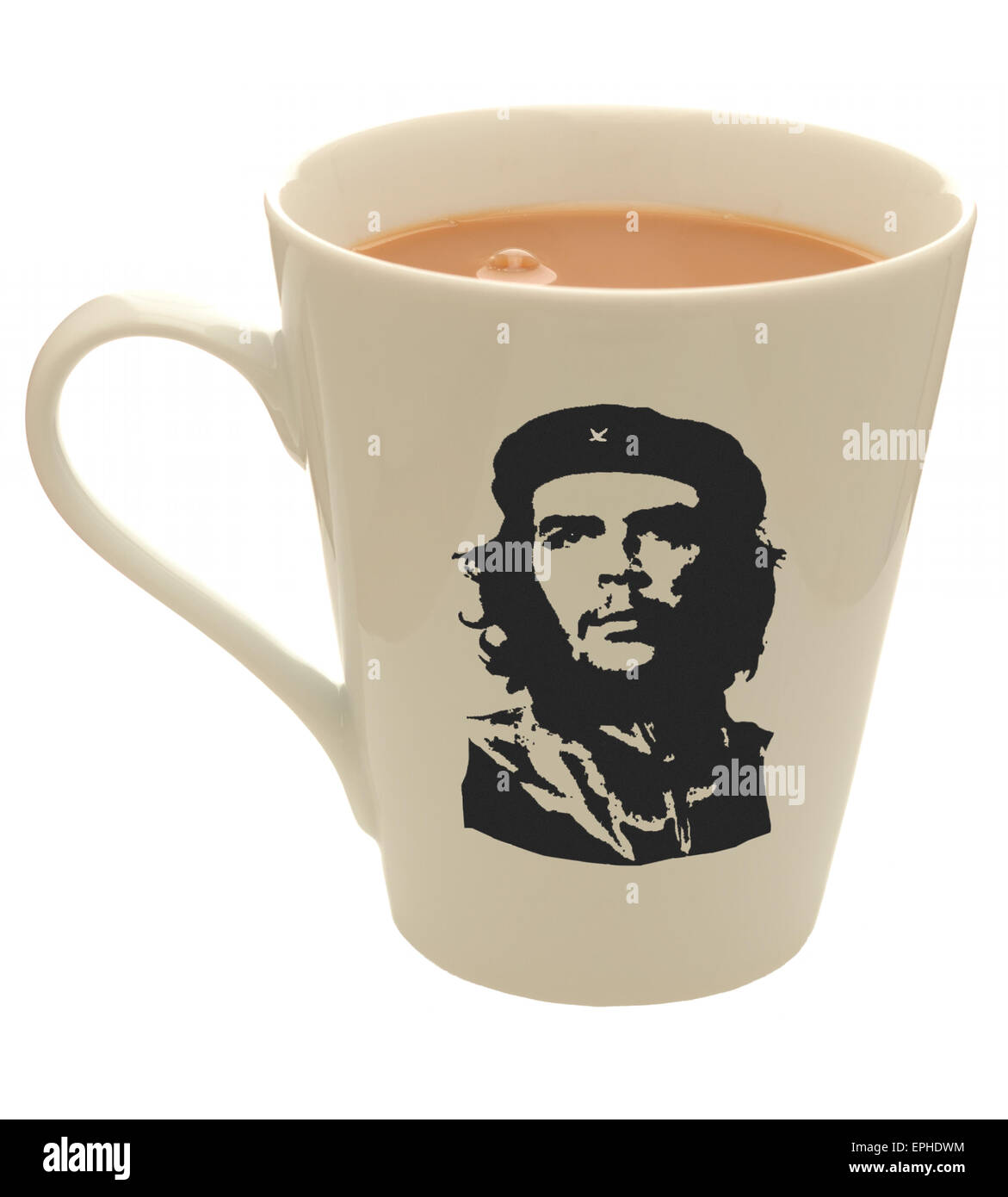 Ernesto 'Che' Guevara Face on a Mug Stock Photo