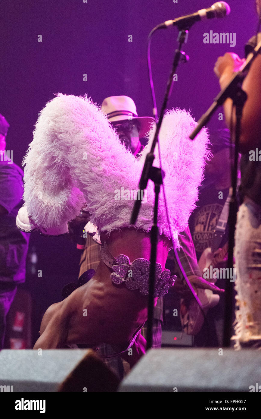 George Clinton & Parliament Funkadelic at O2 Academy, Newcastle on 24th April 2015 Stock Photo