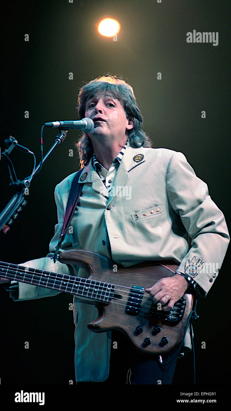 Paul McCartney in performance at Robert F. Kennedy Football Stadium in ...