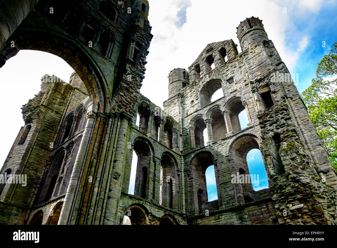 Kelso Abbey, Scottish Borders Stock Photo