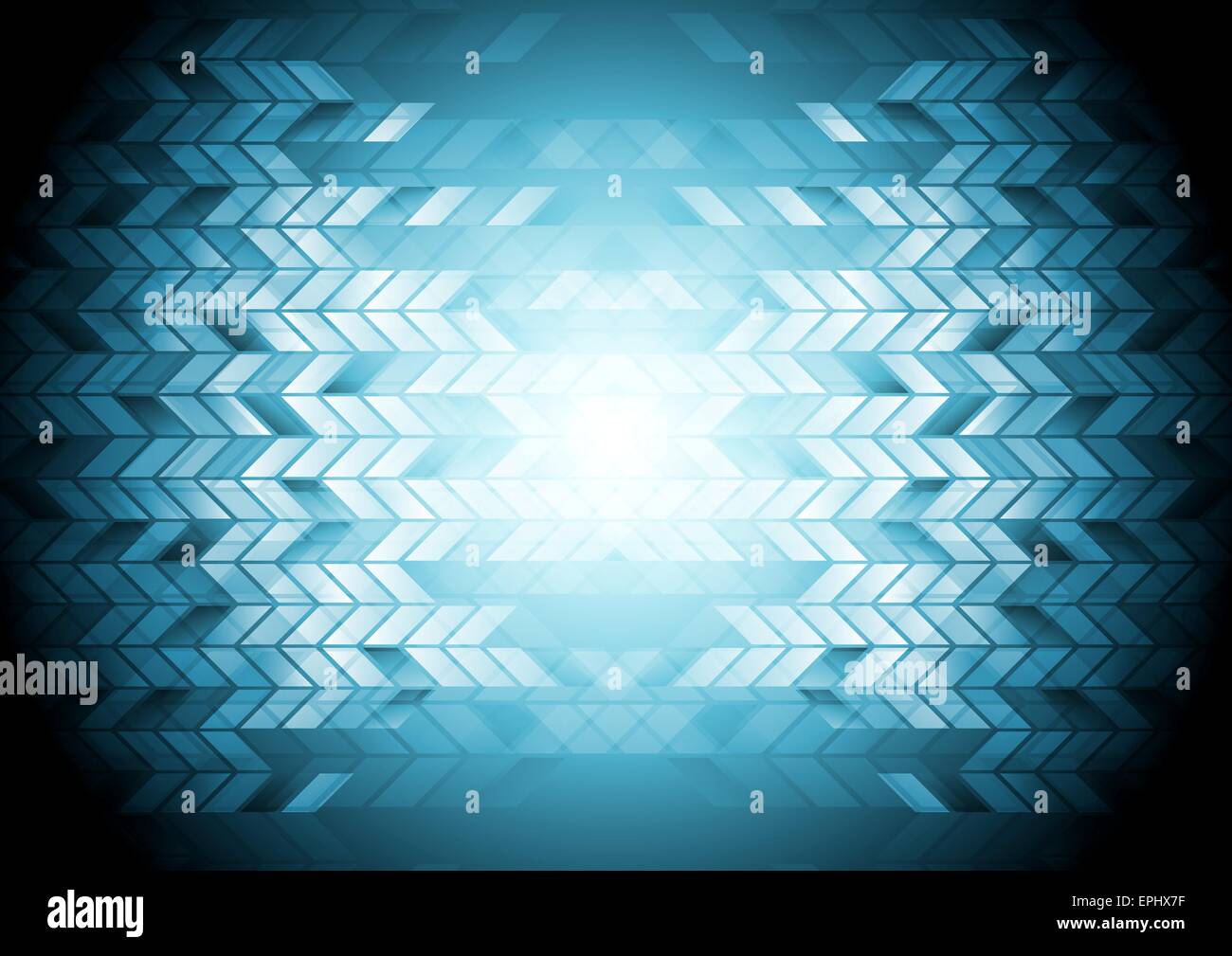 Hi-tech geometric blue background Stock Photo - Alamy
