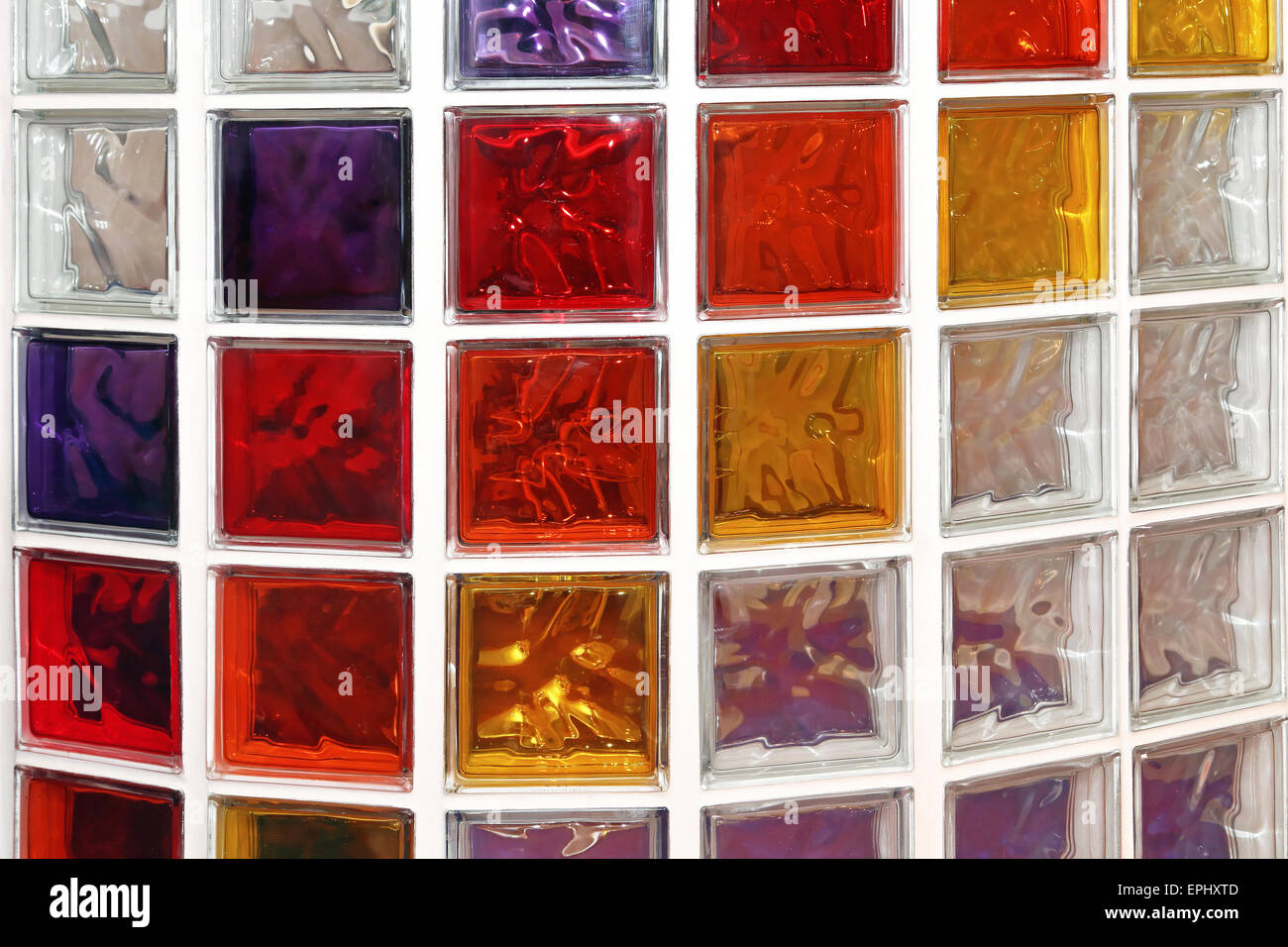 Glass blocks Stock Photo