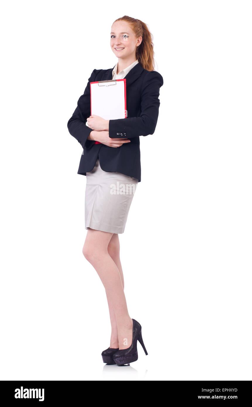 Woman businesswoman in business concept Stock Photo - Alamy