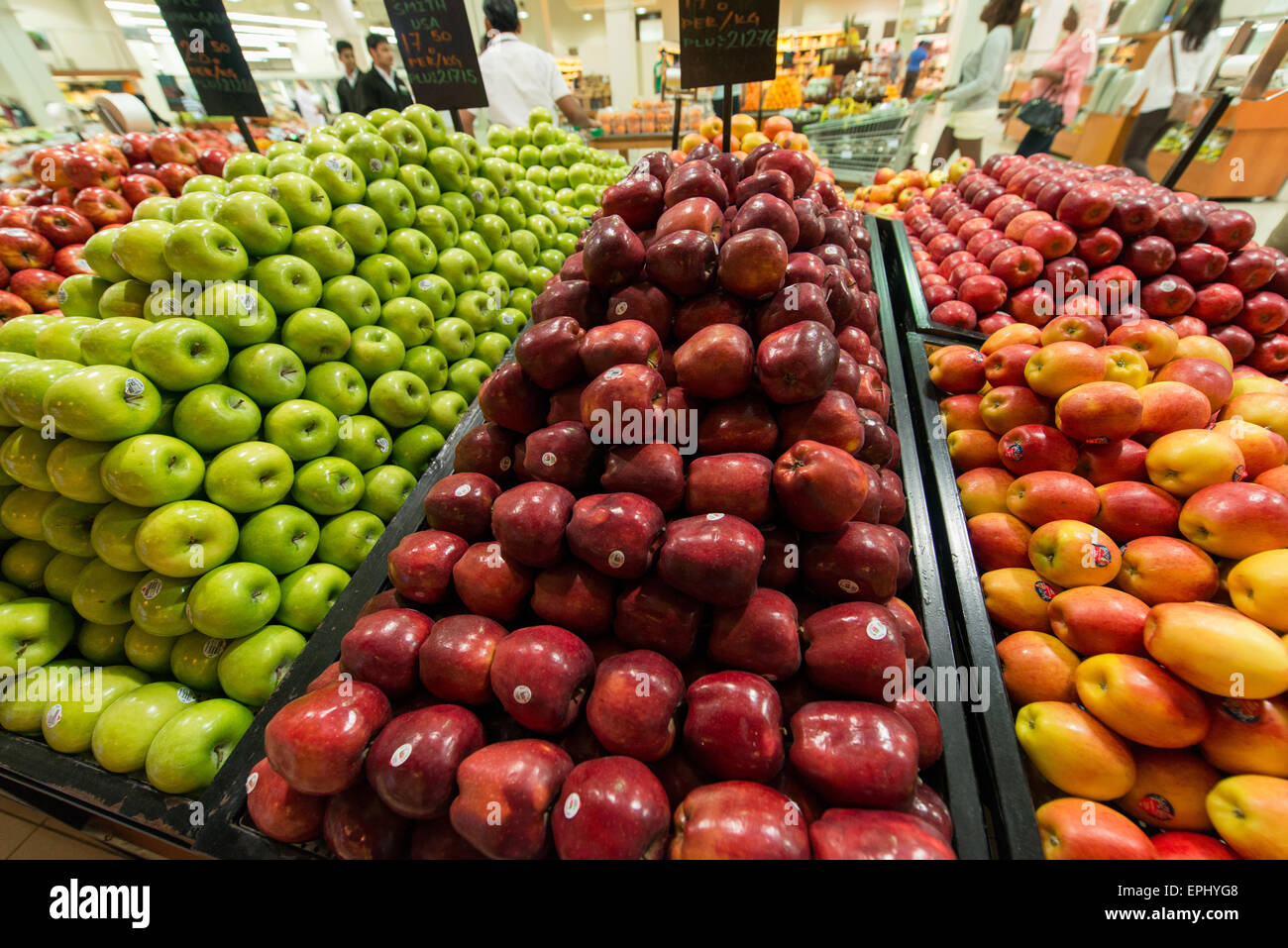 Dubai AUGUST 8, 2014 Dubai Supermarket Waitrose on August 8 in Dubai