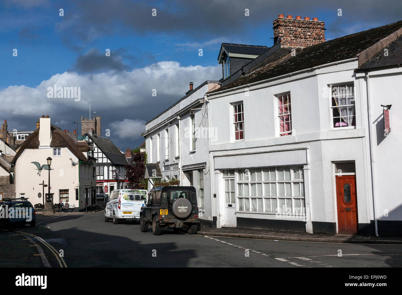 Moretonhampstead - ‘The Gateway to the Moor’, is an ancient market town located in the centre of Devon and on the edge of Dartmo Stock Photo