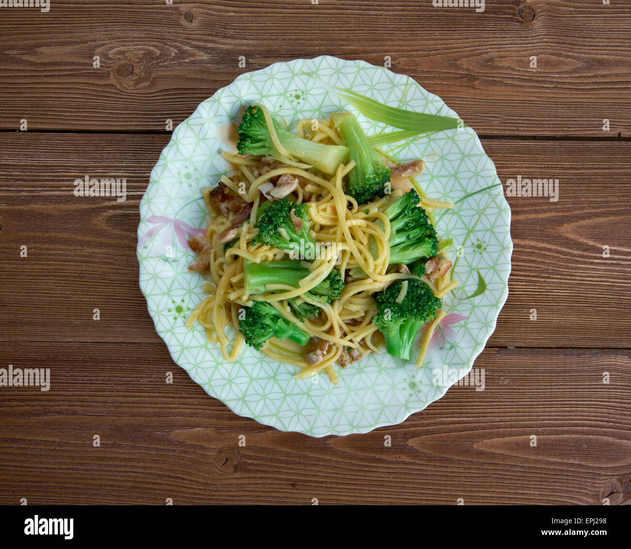 Crunchy Broccoli Salad Stock Photo