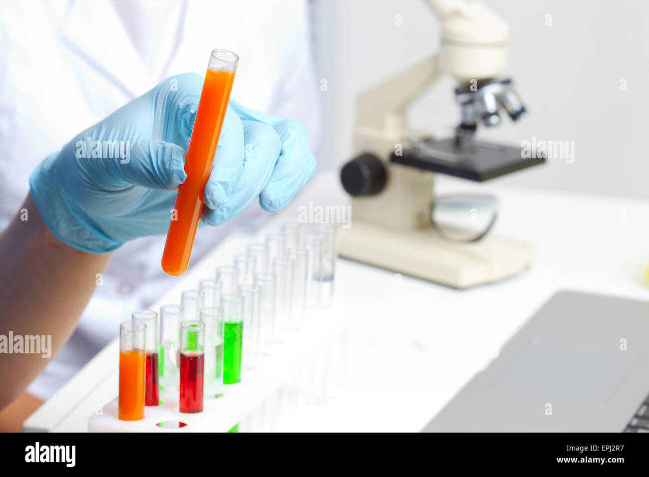 Hand lab technician holding test hi res stock photography and images Hand lab technician holding test hi res stock photography and images