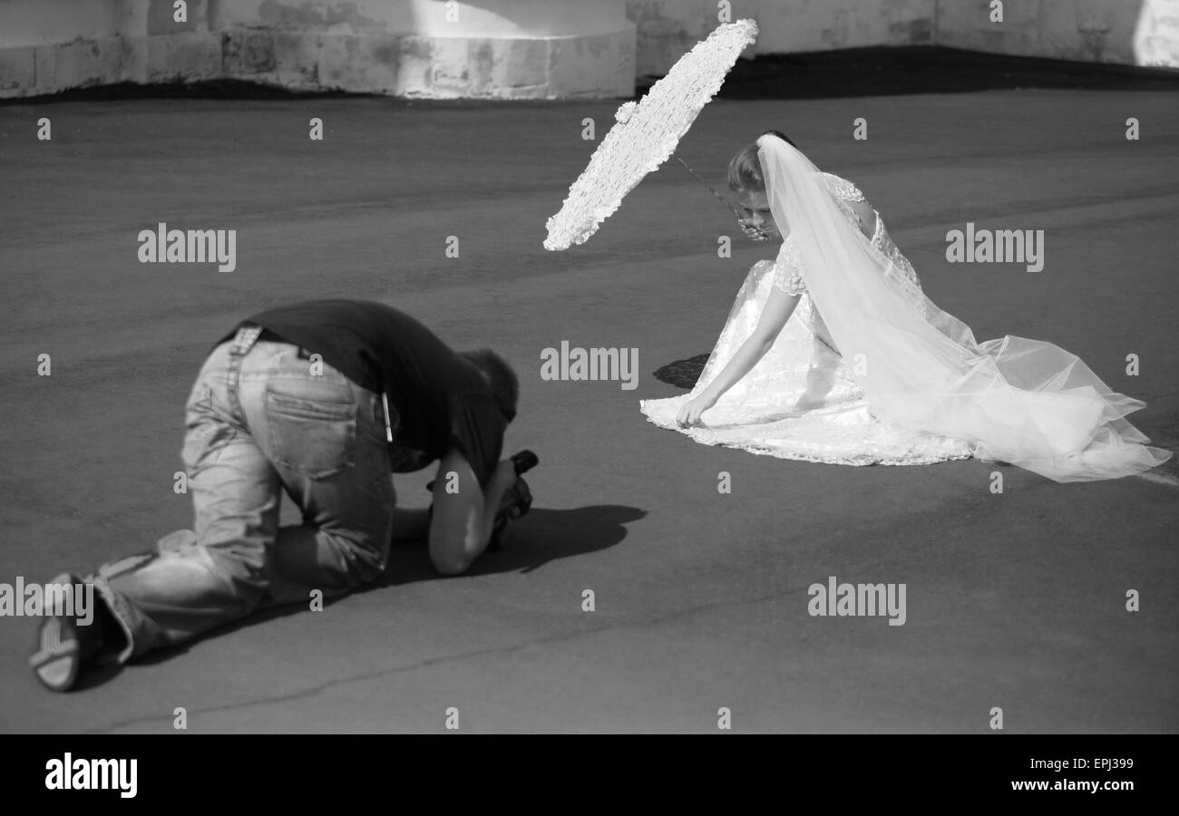 Media operator Black and White Stock Photos & Images - Alamy