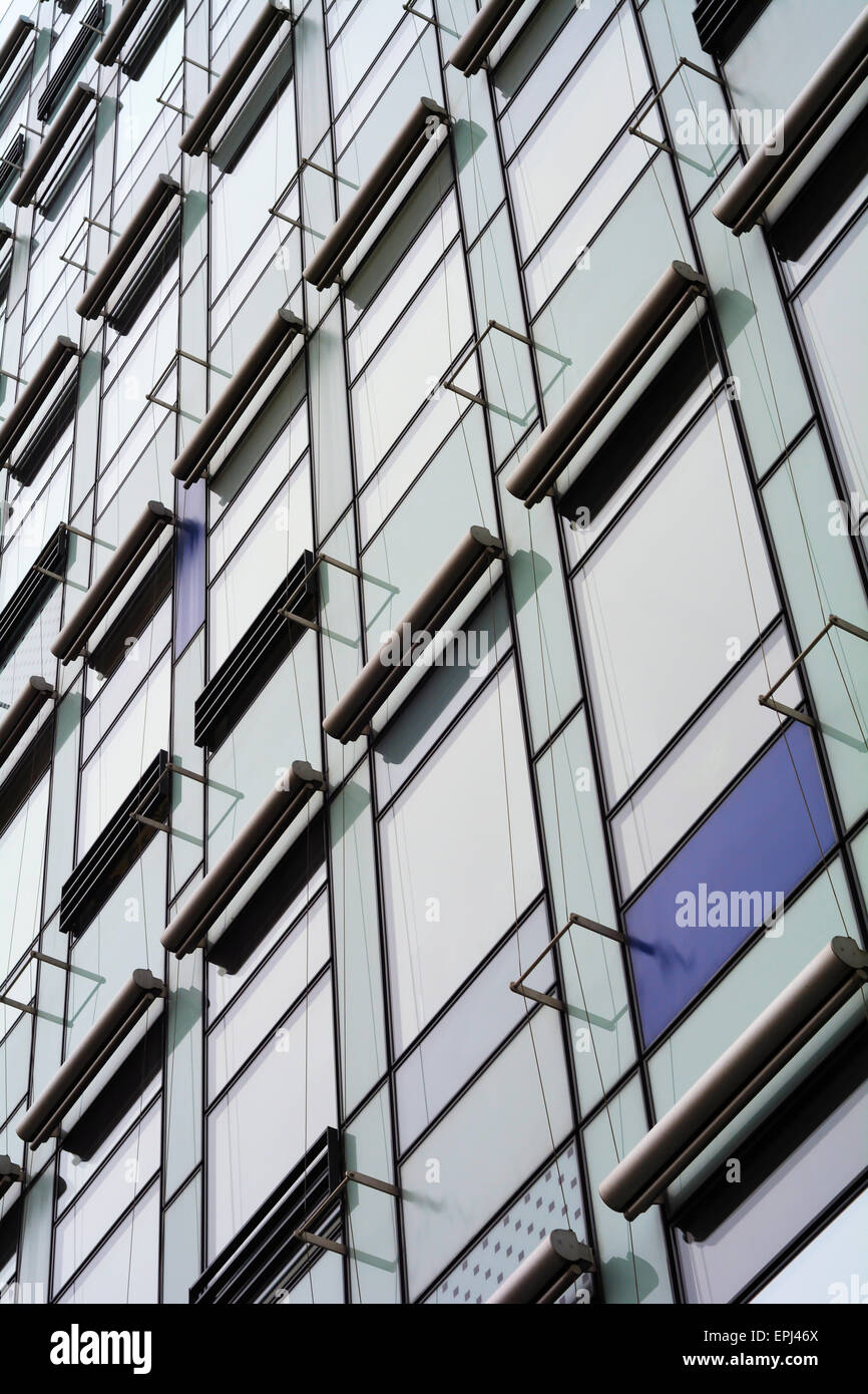 Glass facade in Berlin Stock Photo