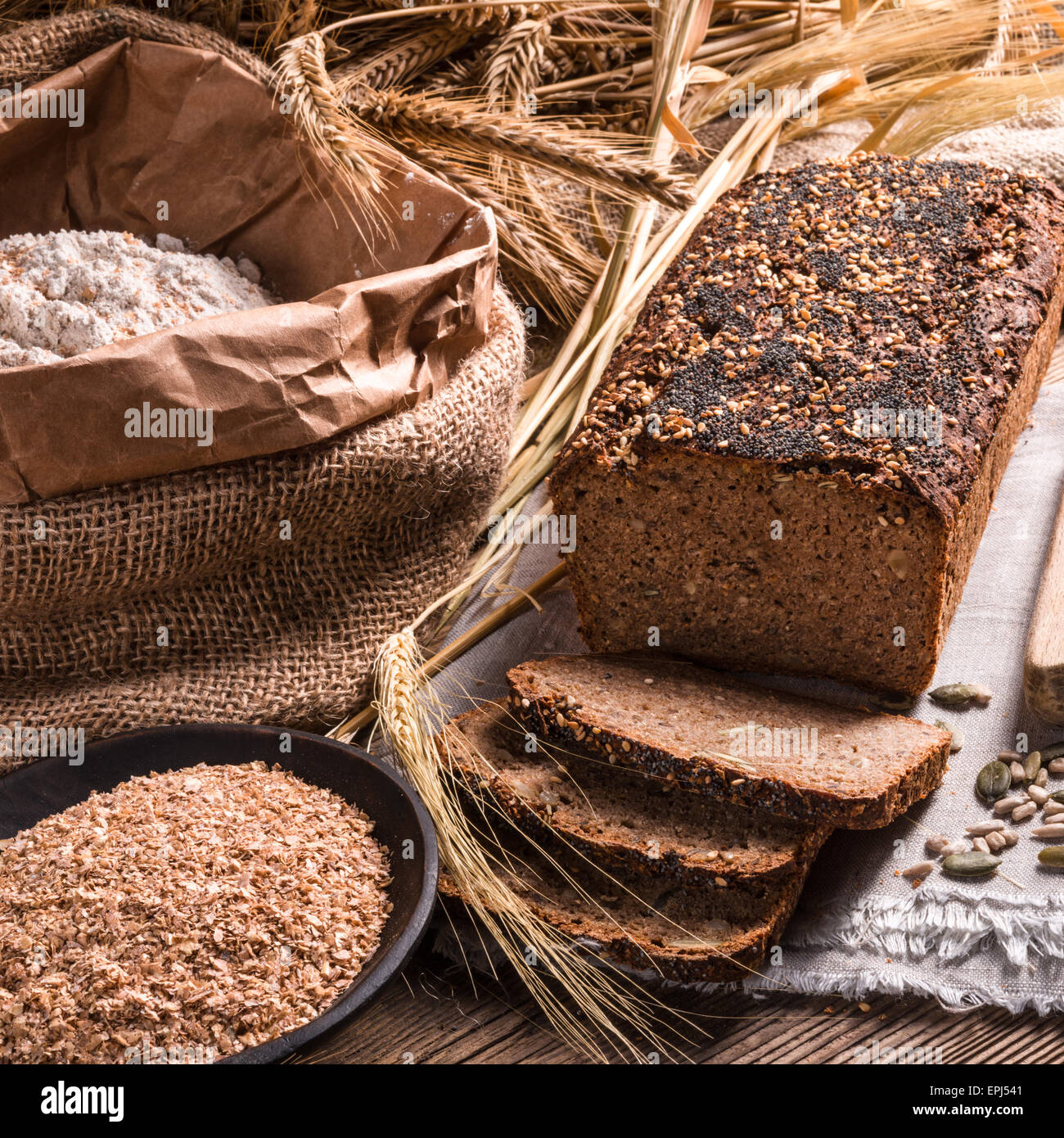 homemade whole wheat bread Stock Photo - Alamy
