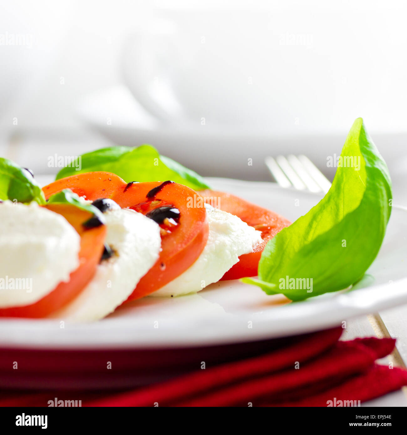 tomato mozzarella Stock Photo
