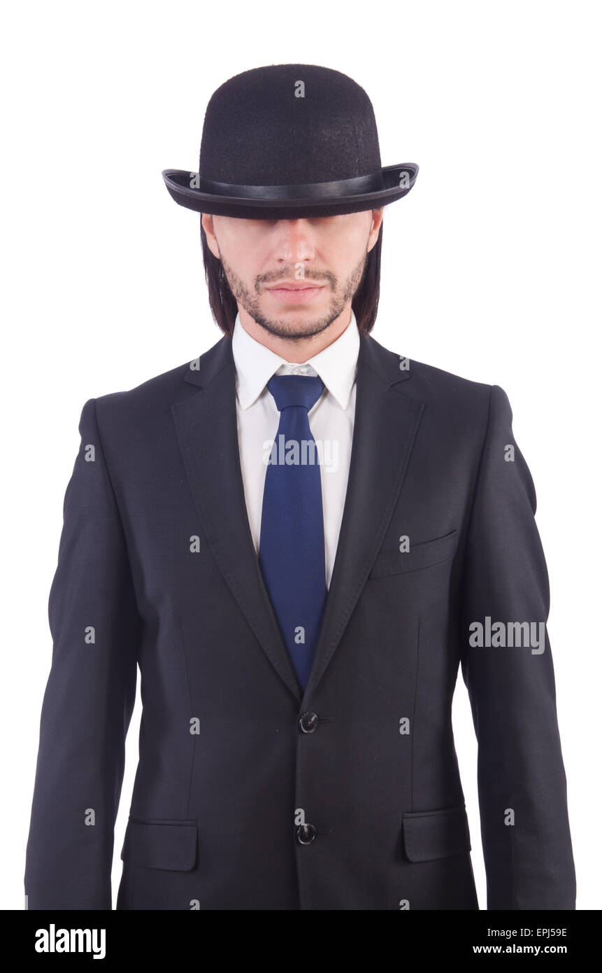 Young businessman isolated on the white background Stock Photo - Alamy
