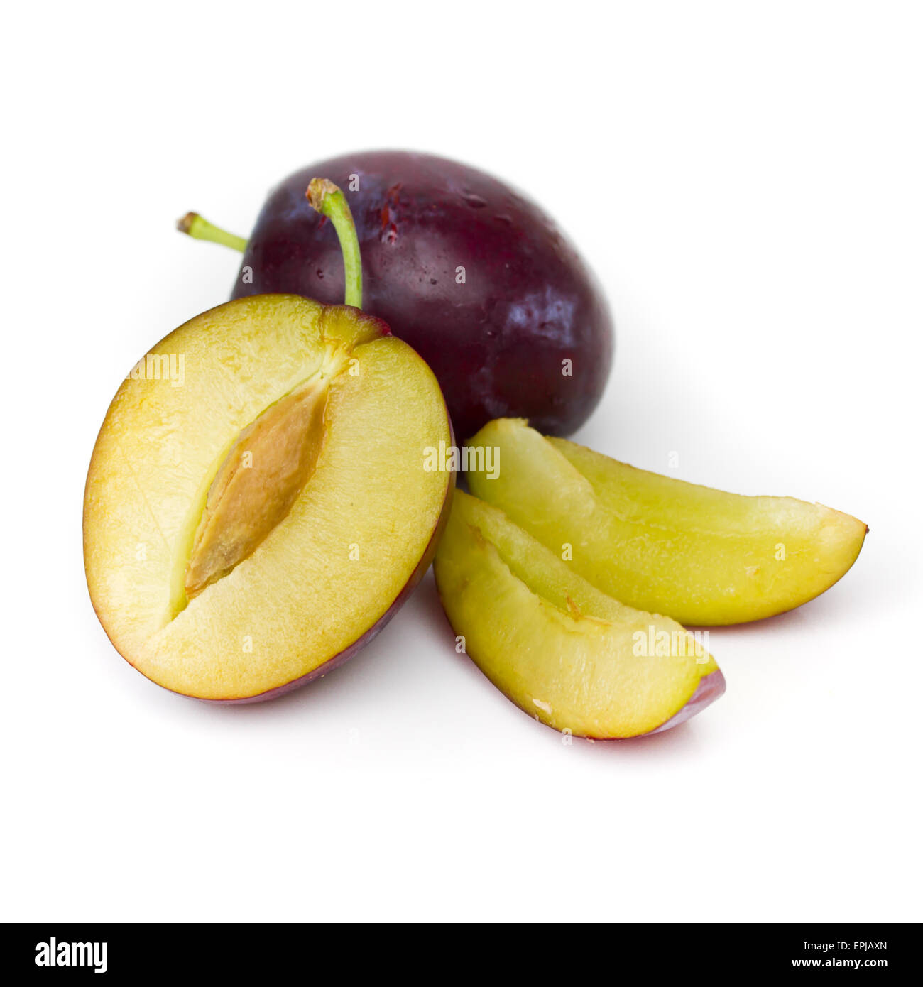 plums Stock Photo