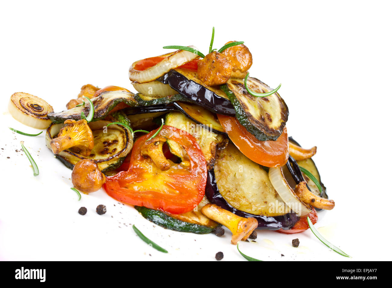 grilled vegetables Stock Photo