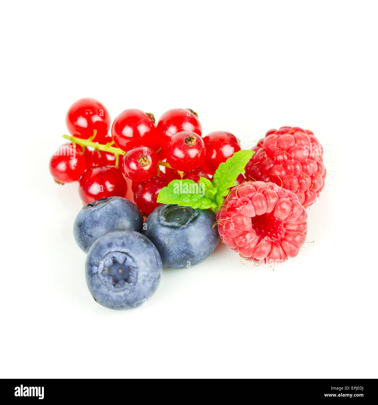 mixed berries Stock Photo