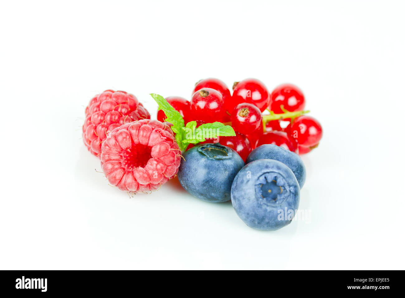 mixed berries Stock Photo